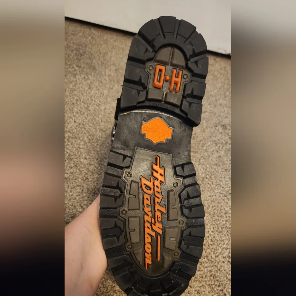 Harley-Davidson Black Leather Riding Boots - Picture 9 of 9